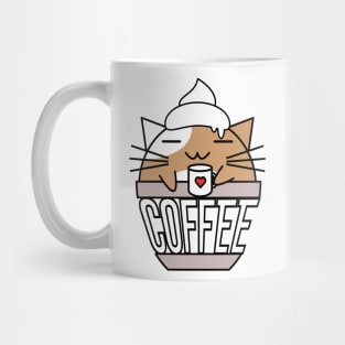 Meowcha in cup Mug